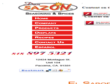 Tablet Screenshot of donsazon.com